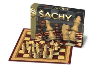 Bonaparte Společenská hra - Šachy dřevěné
