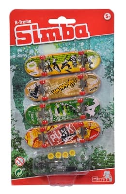 Simba Toys Prstový skateboard set, 4 ks