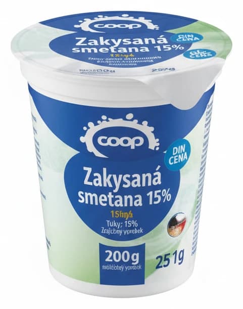 Zakysaná smetana 15%