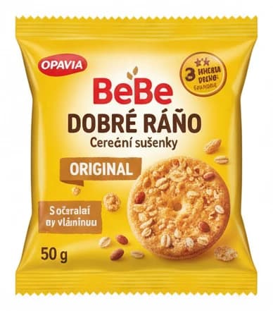 Opavia BeBe Dobré Ráno Cereální sušenky