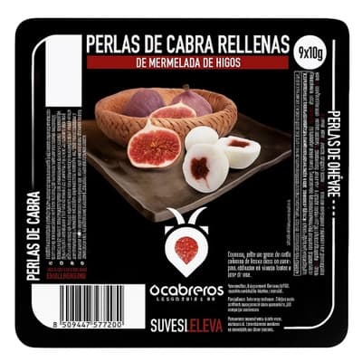 Cobreros perly plněné fíkovou marmeládou – kozí sýr