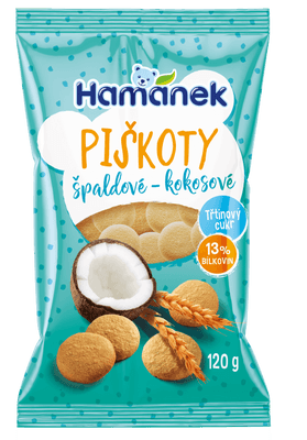 Hamánek Špaldové piškoty s kokosem