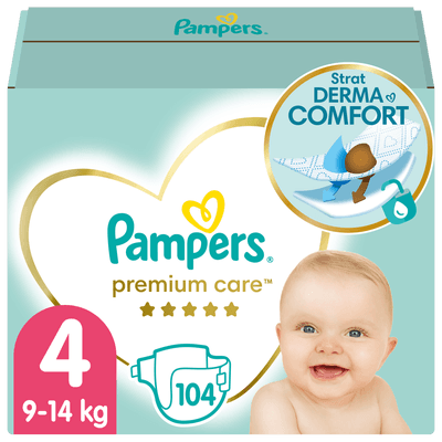 Pampers Premium Care Maxi plenky, vel. 4 (9-14 kg)
