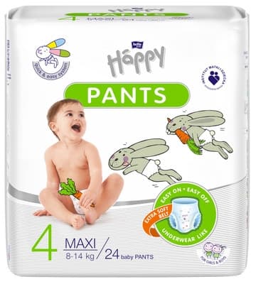 Bella Baby Happy Pants Dětské plenkové kalhotky vel. 4 (8-14 kg)