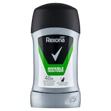 Rexona Men Invisible Fresh Power tuhý antiperspirant 50ml