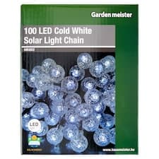 Garden meister GM3022 100 LED solární panel řetězec světel