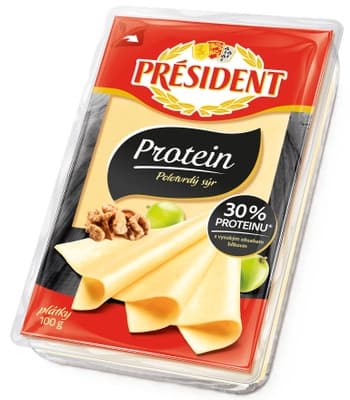 Président PROTEIN plátky 20%