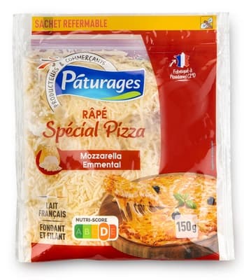 Pâturages Strouhaný sýr na pizzu