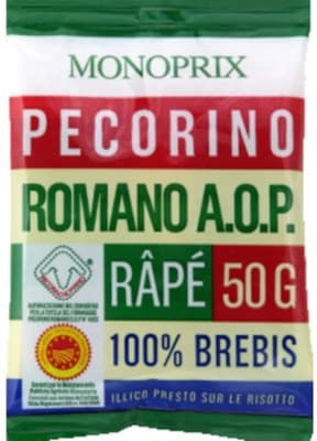 Monoprix Strouhaný Pecorino Romano