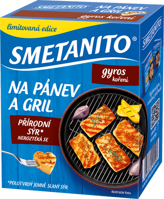 Smetanito Sýr na gril a na pánev gyros