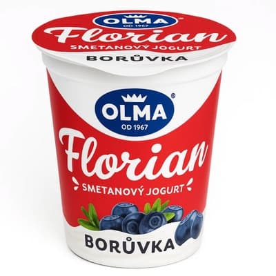 Olma Florian Smetanový jogurt borůvka