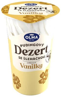 Olma Dezert pudingový se šlehačkou vanilkový
