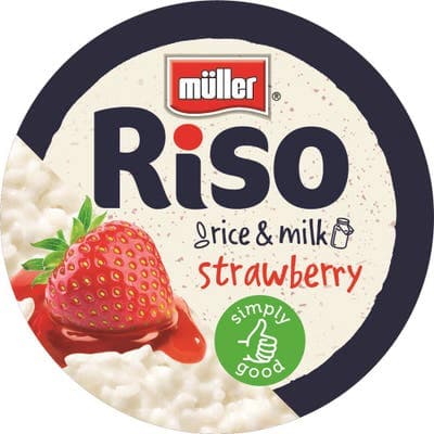 Müller Riso Mléčná rýže jahodová