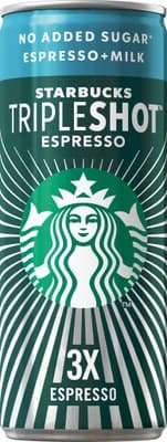 Starbucks® Tripleshot bez přidaného cukru