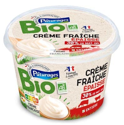 Pâturages BIO Créme fraiche 30%