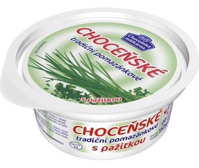 Choceňská Mlékárna Choceňské tradiční pomazánkové s pažitkou