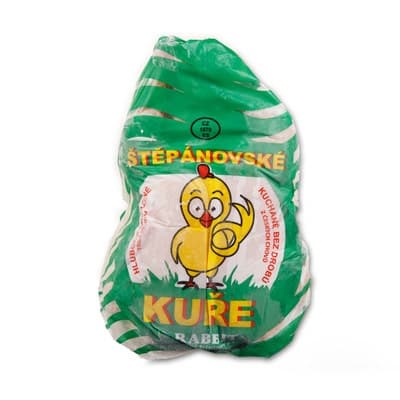 Kuře celé bez drobů, mražené