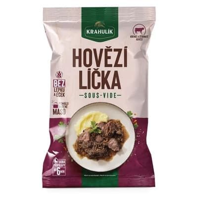 Krahulík Hovězí líčka Sous-vide