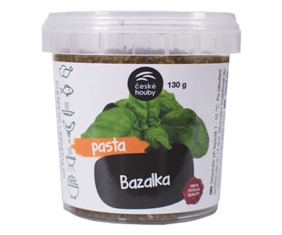 České houby Pasta bazalka