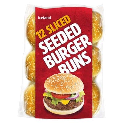 Iceland Hamburgerové bulky 12 ks, mražené