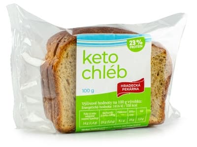Hradecká pekárna Keto chléb (23% proteinu)