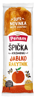 Penam Plundrová špička s náplní krémovou a jablečno rakytníkovou