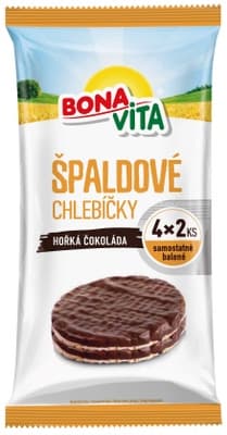 Bonavita Špaldové s hořkou čokoládou Multipack 4x2ks