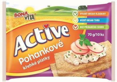 Bonavita Active Křehké plátky pohankové