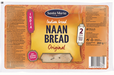 Santa Maria Naan indický chléb originál