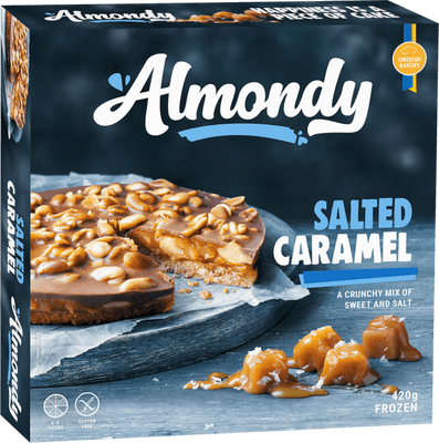 Almondy dort slaný karamel