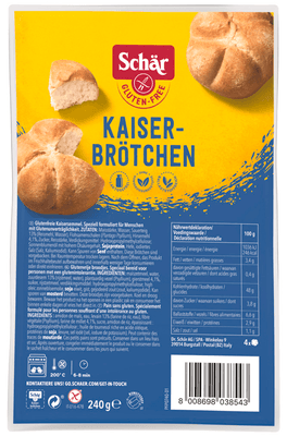 Schär Kaiserbrotchen bezlepkový