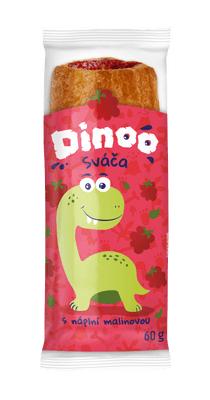 Dinoo sváča s náplní malinovou