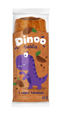 Dinoo sváča s náplní kakaovou