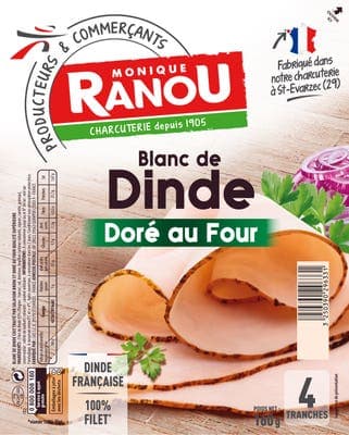 Monique Ranou Pečená krůtí prsa (92% masa)