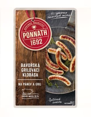Ponnath Bavorská grilovací klobása