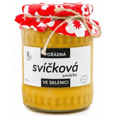 Pořádně ve sklenici Svíčková omáčka