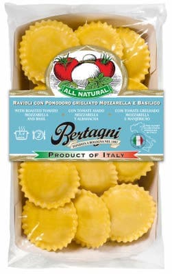 Bertagni Ravioli rajčata a mozzarella