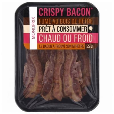 Monoprix Uzená slanina na bukovém dřevě