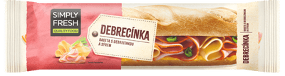 Simply Fresh Bageta s debrecínkou a sýrem
