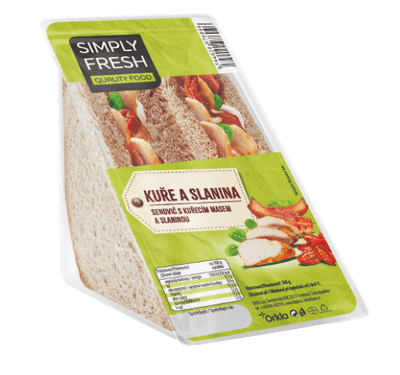 Simply Fresh Sendvič s kuřecím masem a slaninou