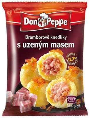 Don Peppe Bramborové knedlíky s uzeným masem