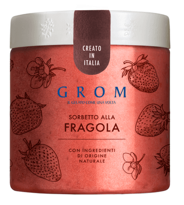 Grom Sorbet Jahoda italská zmrzlina v kelímku