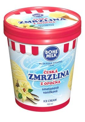 Bohemilk Česká zmrzlina z Opočna Vanilka