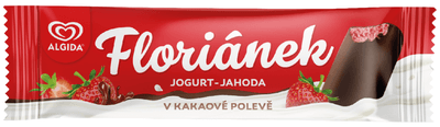 Algida Floriánek Jogurt - Jahoda v kakaové polevě