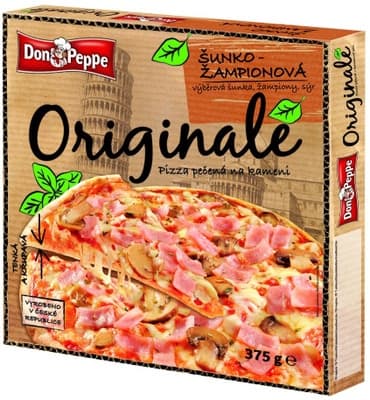 Don Peppe Originale Pizza Šunka a žampiony