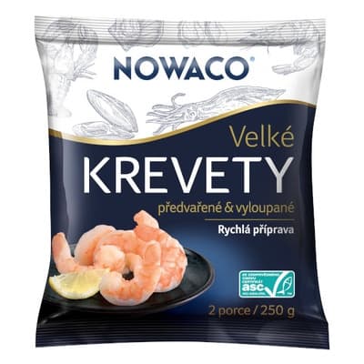 Nowaco Krevety vyloupané předvařené (31/40 ks/lb)