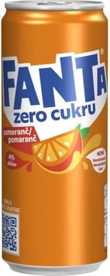Fanta Zero cukru pomeranč
