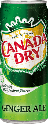 Canada Dry Ginger Ale, plech