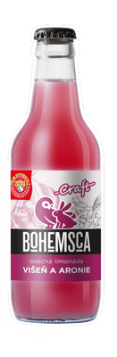 Bohemsca Craft limonáda Višeň a Aronie