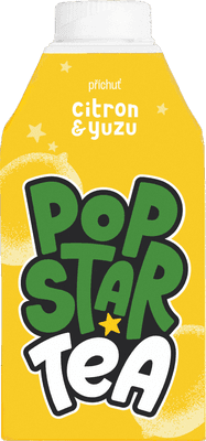 Popstar Tea ledový čaj s příchutí citronu a yuzu